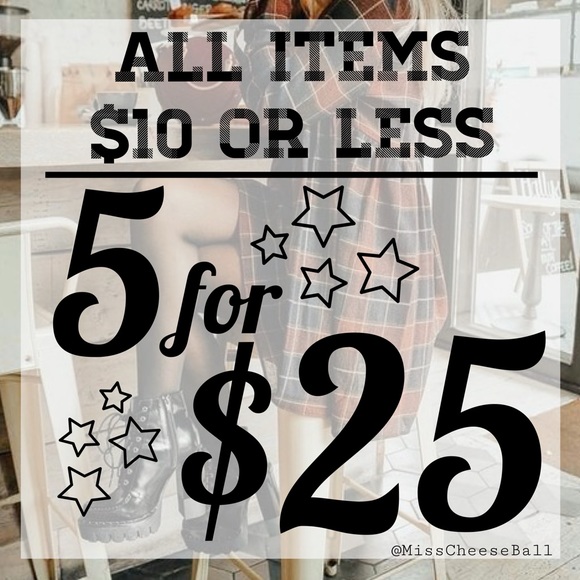 Other - 5 for $25 all items $10 or less!